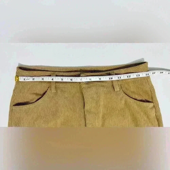 NWOT Amazon Camel corduroy hi-rise wide leg pants, Women’s Size Small - Picture 5 of 10